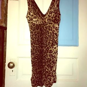 Leopard print dress
